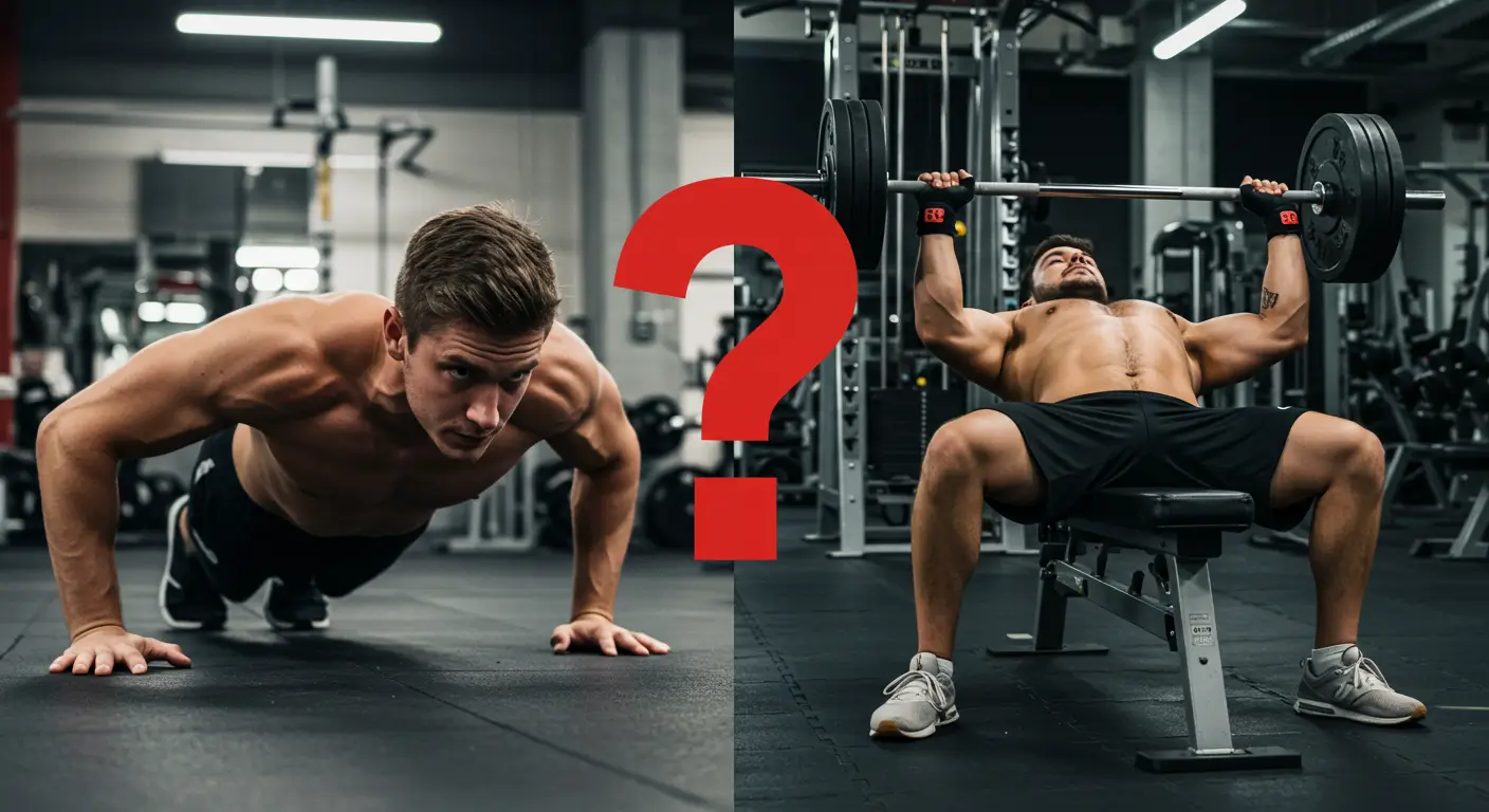 supino ou flexão, qual fazer?