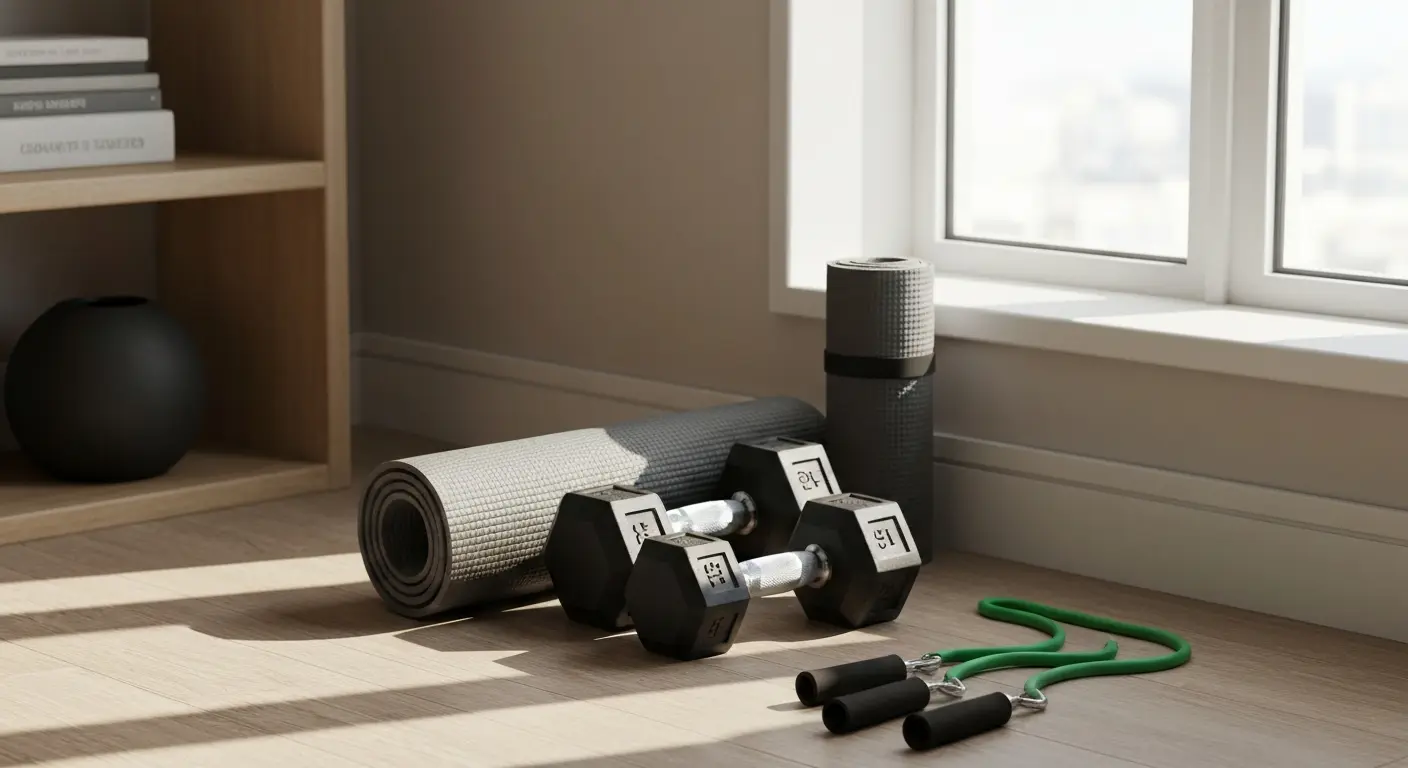 Itens essenciais para exercícios de força e resistência